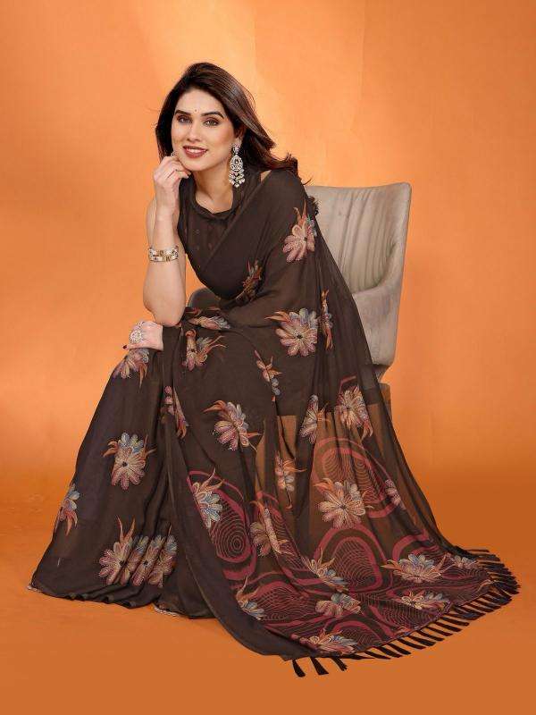 GC soft moss silk printed Saree wholesale market in India