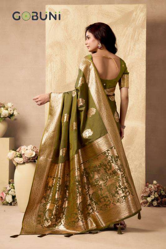 Gobuni sabyasachi rich silk pallu Designer sarees in bulk