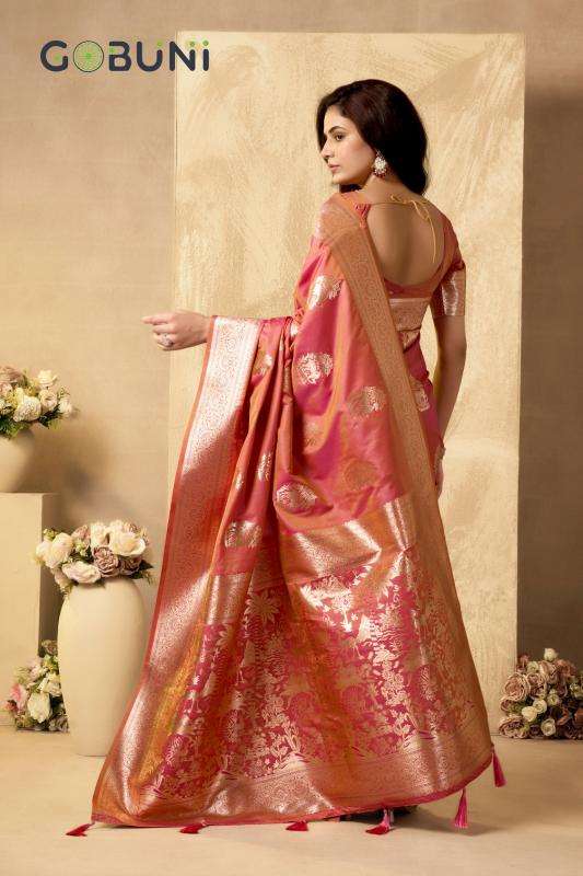 Gobuni sabyasachi rich silk pallu Designer sarees in bulk