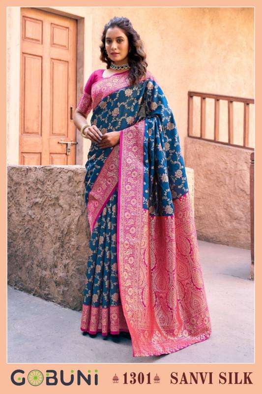 Gobuni sanvi silk Saree wholesaler in Kolkata