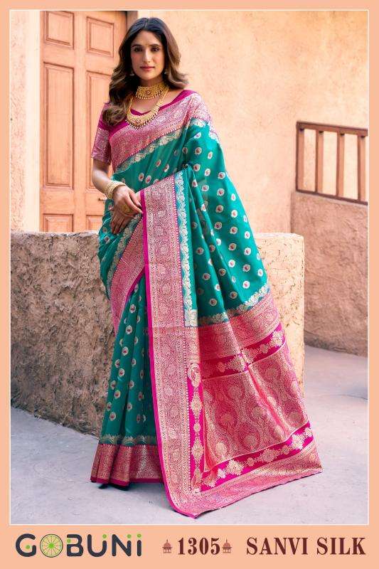 Gobuni sanvi silk Saree wholesaler in Kolkata