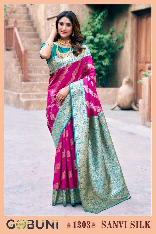 Gobuni sanvi silk Saree wholesaler in Kolkata