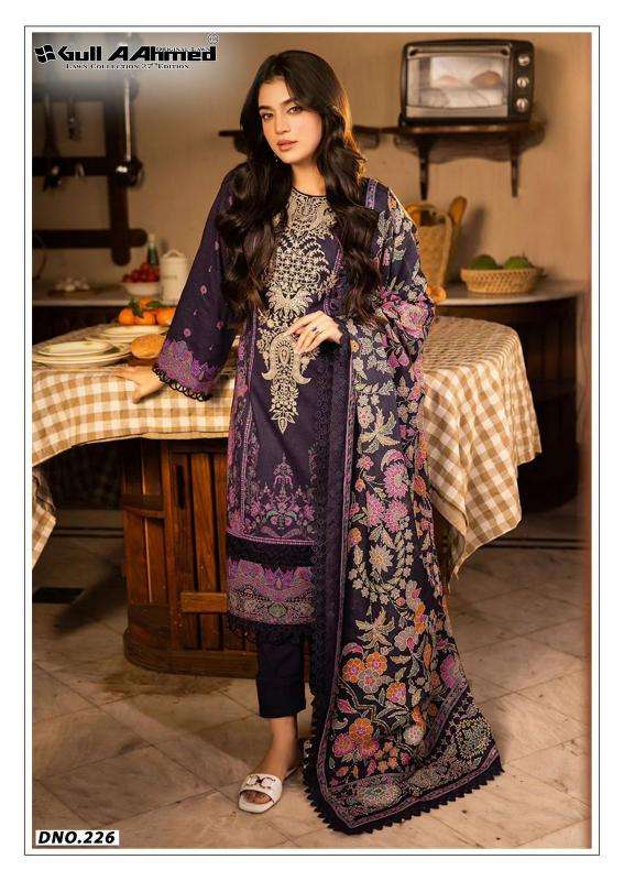 Gull aahmed lawn vol-27 Dress materials market in ahmedabad