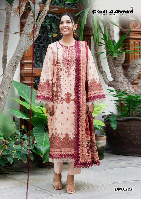 Gull aahmed lawn vol-27 Dress materials market in ahmedabad