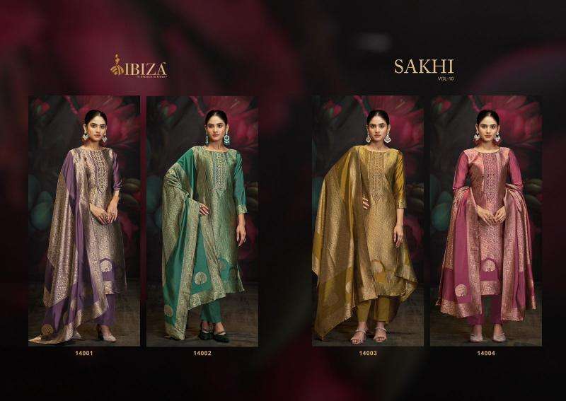 Ibiza sakhi vol 10 Surat dress material wholesalers in Kolkata