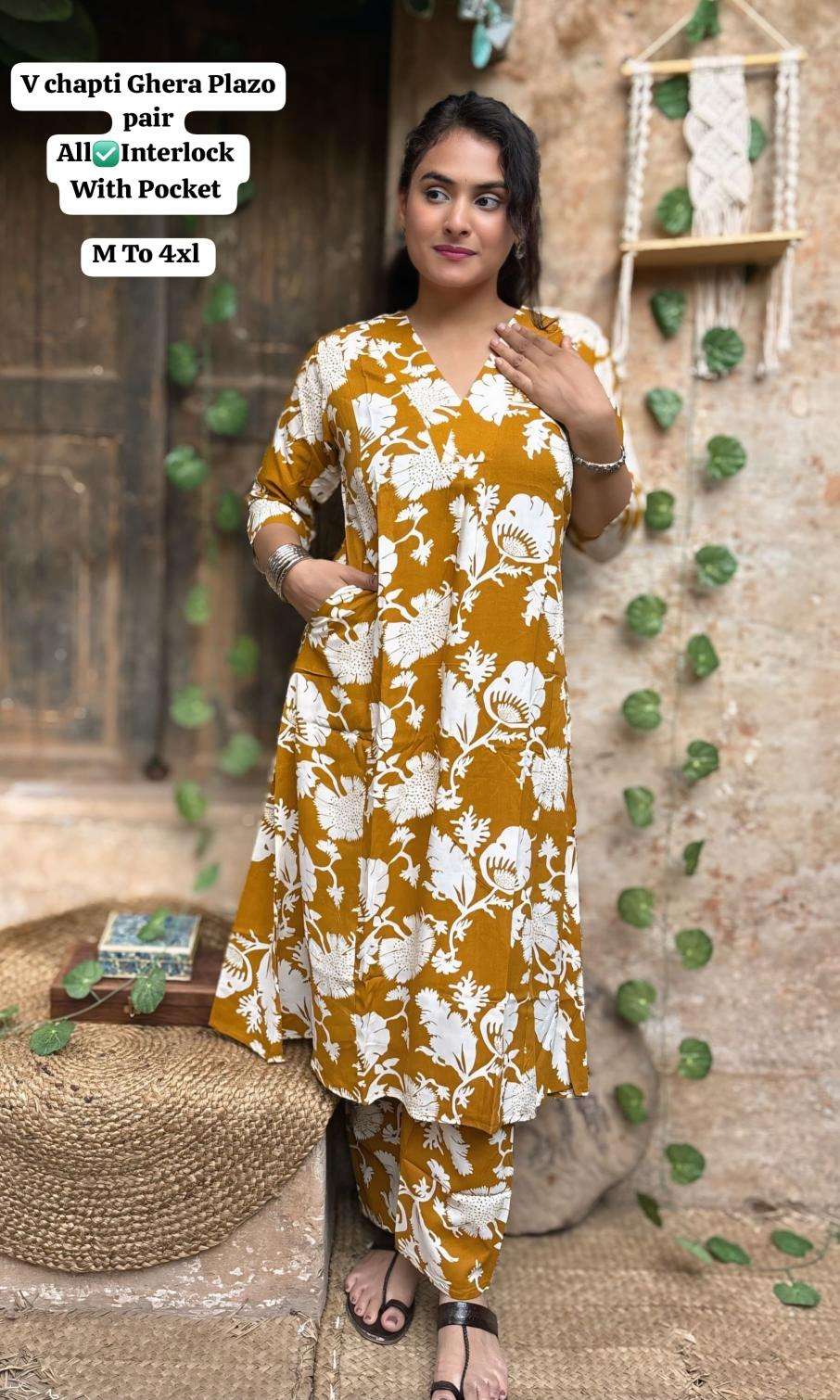 Jaipuri cotton coord set Kurti wholesalers in Gujarat