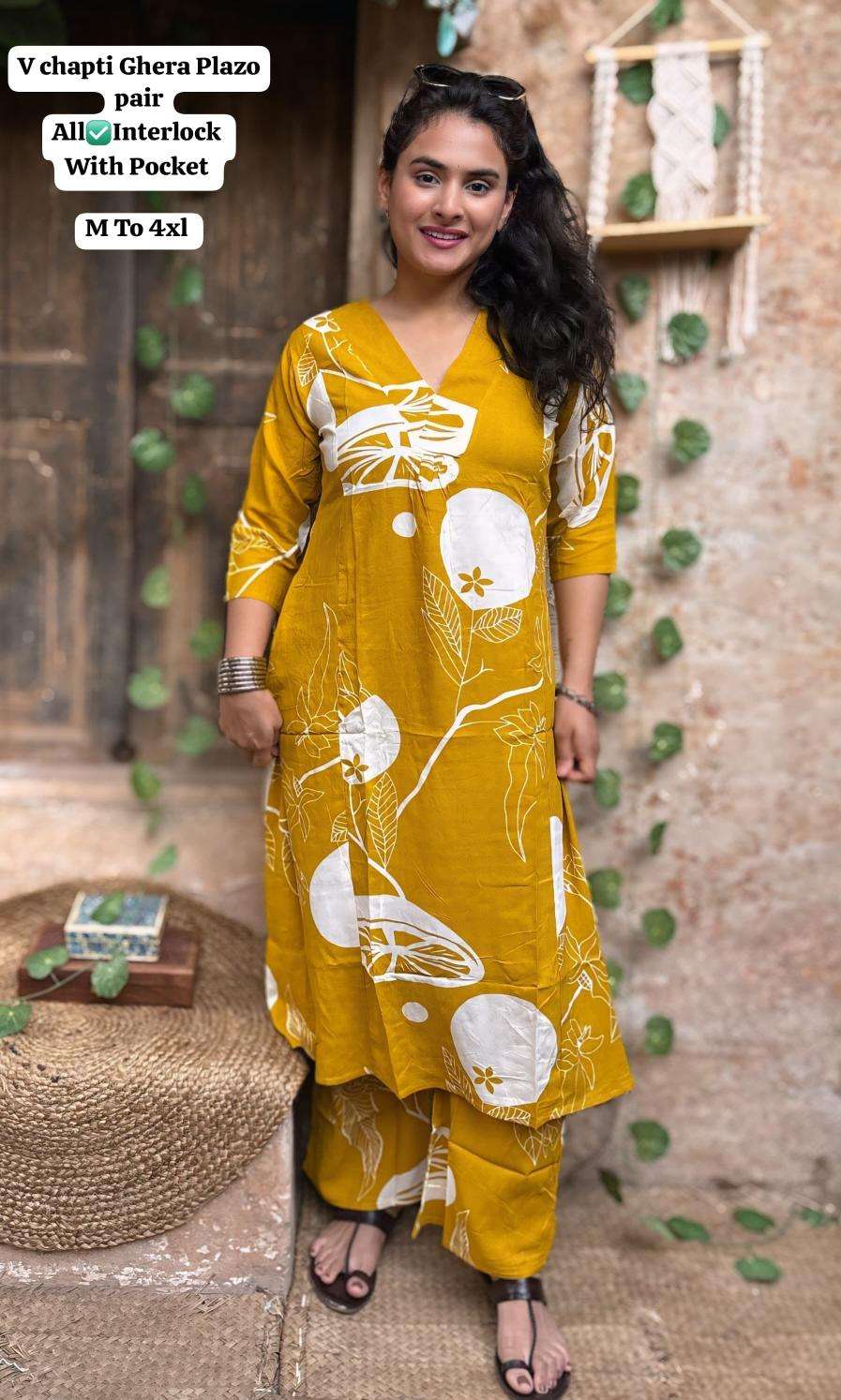 Jaipuri cotton coord set Kurti wholesalers in Gujarat