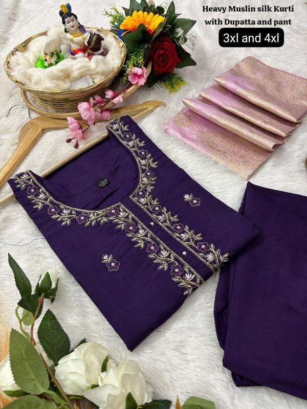 K k boutique diable muslin Designer Kurti wholesale