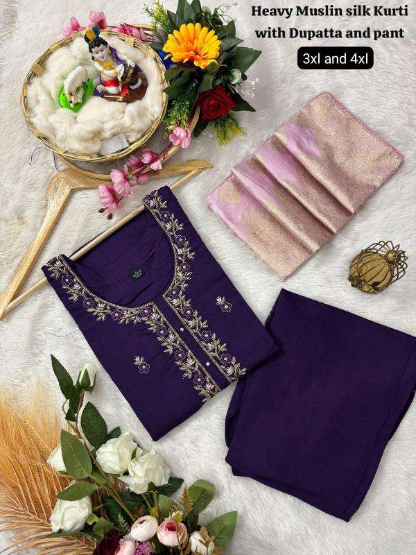 K k boutique diable muslin Designer Kurti wholesale