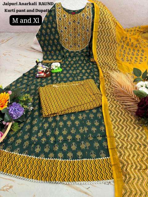 K k presents anarkali Designer Kurti manufacturer in Hyderabad