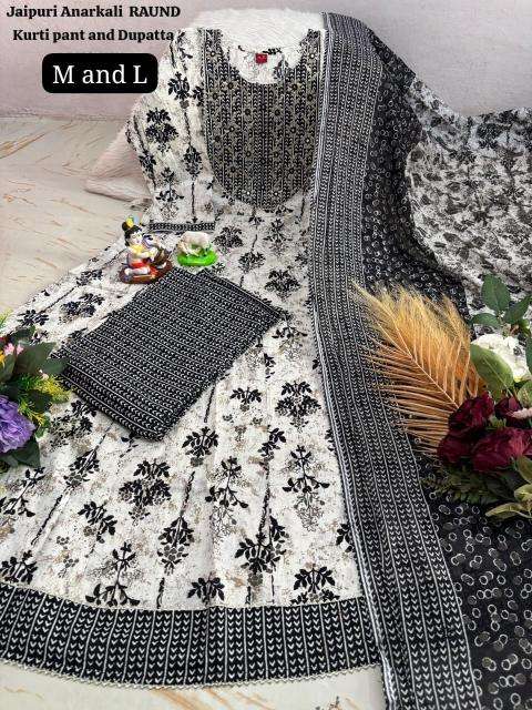 K k presents anarkali Designer Kurti manufacturer in Hyderabad