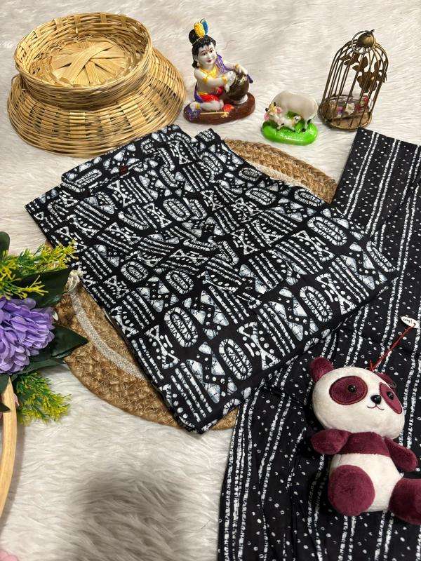 K k presents jaipuri cotton indian black kurti