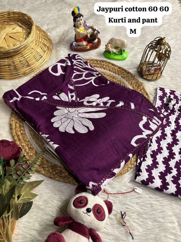 K k presents jaipuri cotton indian black kurti