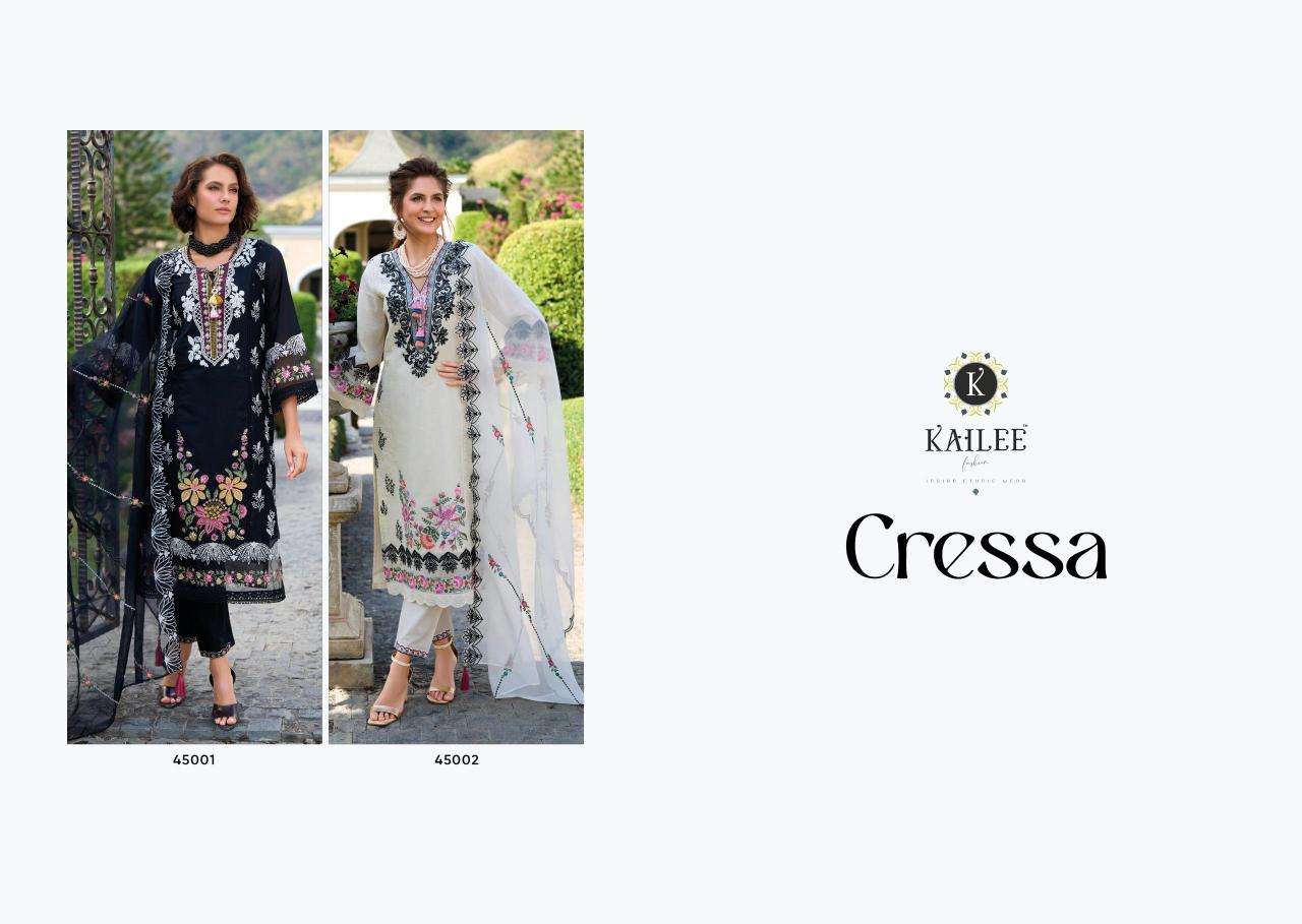 Kailee fashion black nd white cressa Kurti wholesalers and distributors in Gujarat