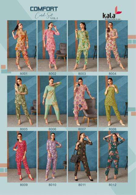 Kala comfort vol-3 co ord set Mumbai kurti suppliers