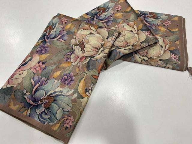 Kalamkari digital print floral Surat Saree online