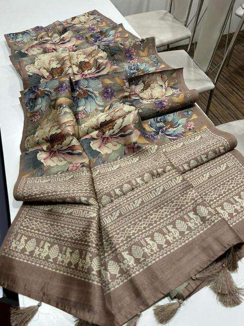 Kalamkari digital print floral Surat Saree online