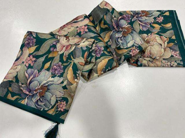 Kalamkari digital print floral Surat Saree online