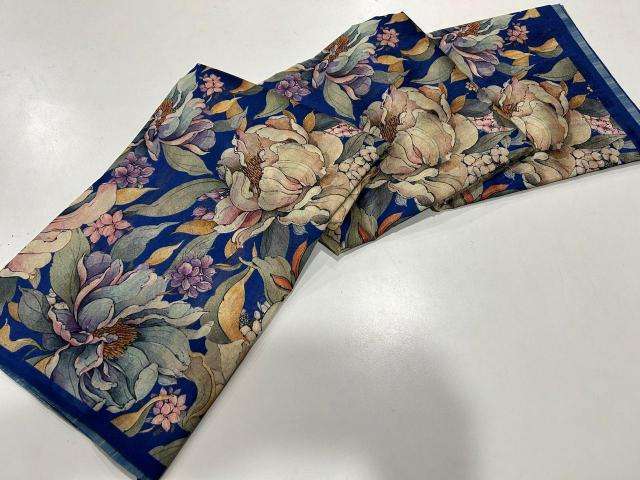 Kalamkari digital print floral Surat Saree online