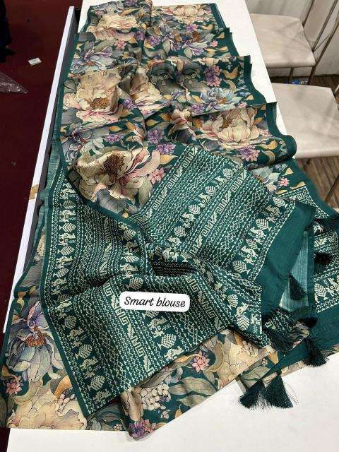 Kalamkari digital print floral Surat Saree online