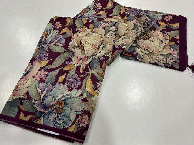 Kalamkari digital print floral Surat Saree online