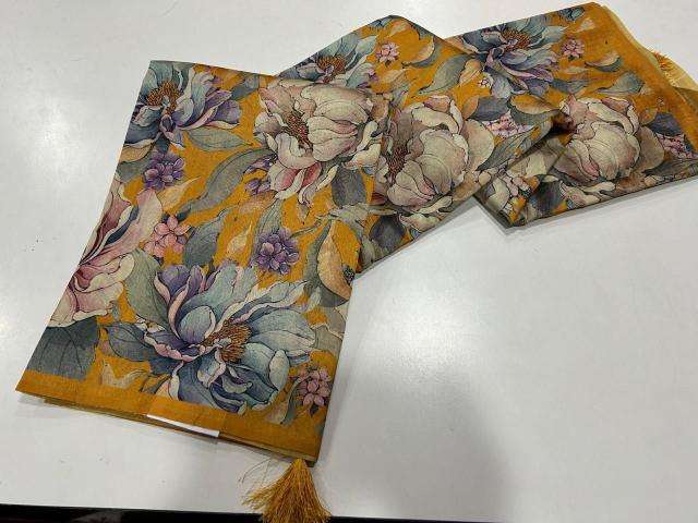 Kalamkari digital print floral Surat Saree online