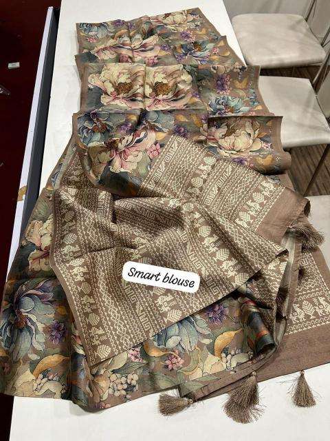 Kalamkari digital print floral Surat Saree online