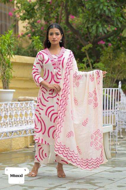 Karma cotton fabric V neck 3 Kurti suppliers in Mumbai for online business