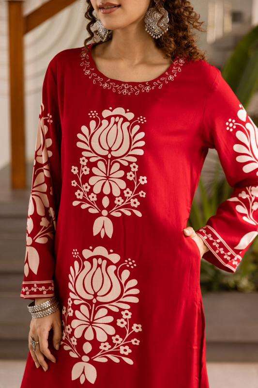 Karma german rayon printed Kurti factory in Ahmedabad