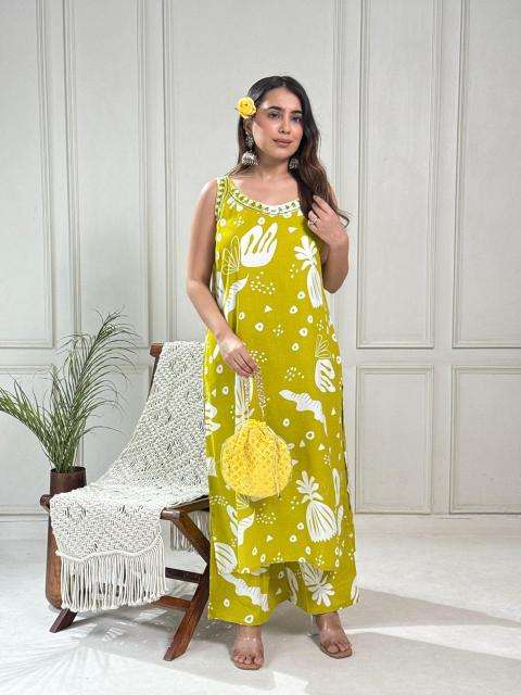 Karma rayon aline coord set indian latest kurti design