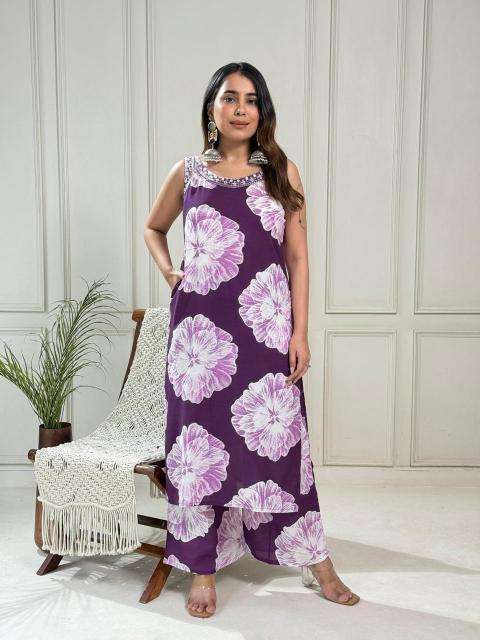 Karma rayon aline coord set indian latest kurti design
