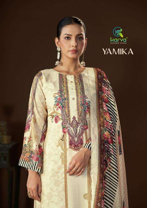 Karva designer studio yamika Wholesale dress fabric in Hyderabad