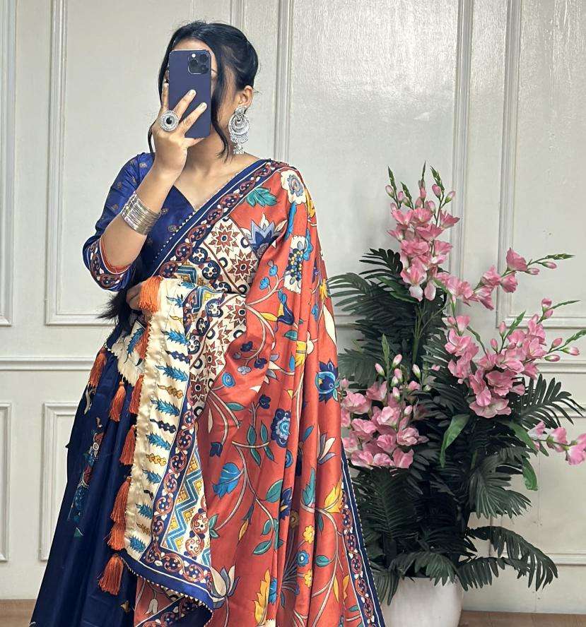 KASMINA Tussar Silk Bollywood style lehenga choli wholesale