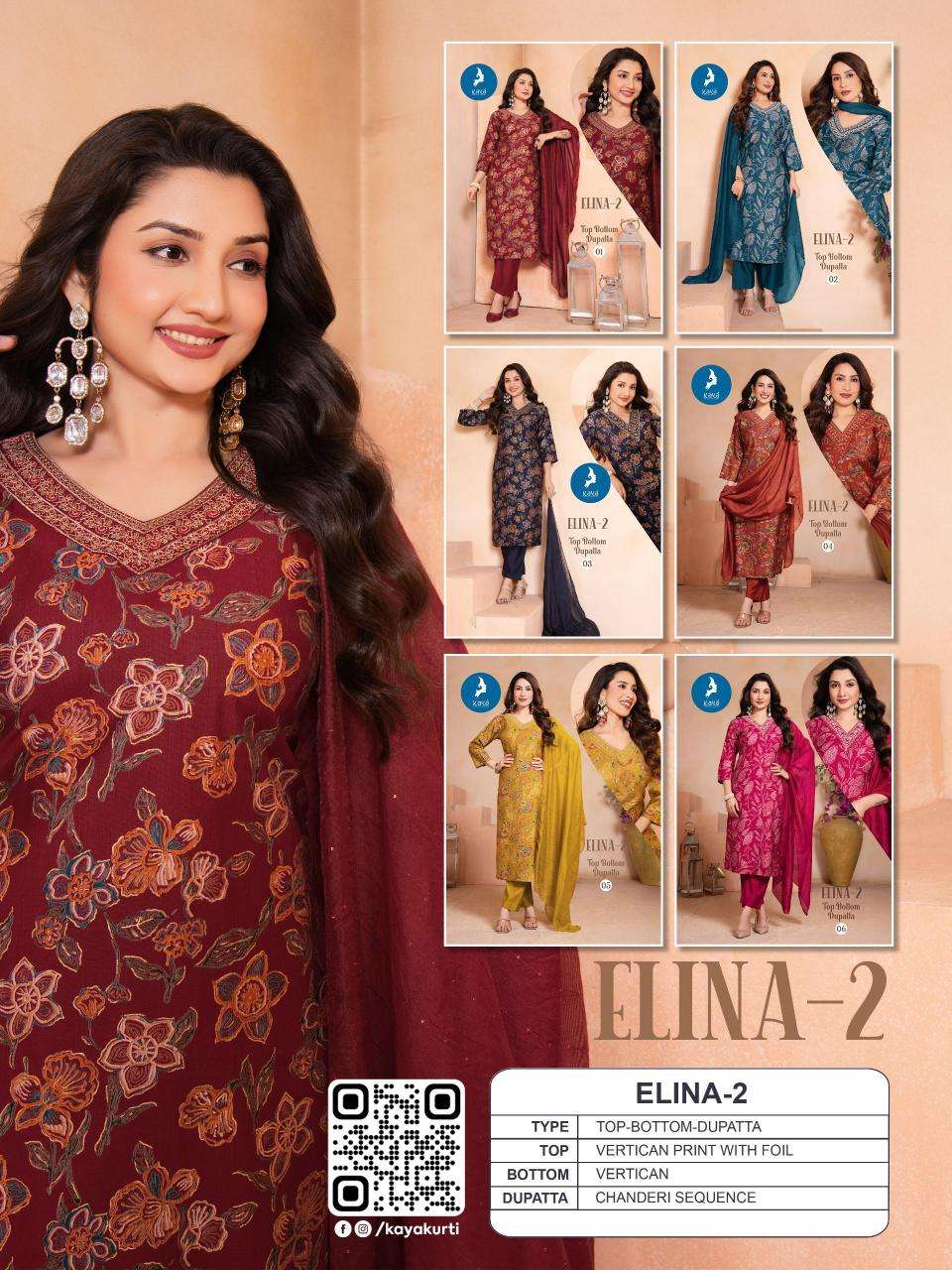 Kaya kurti elina 2 Kurti exporters in India