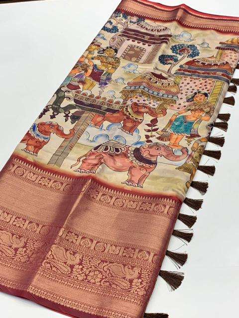 Keerthy banarasi silk Bridal Saree Wholesale in Banglor