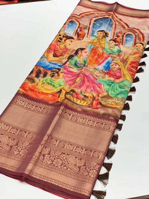 Keerthy banarasi silk Bridal Saree Wholesale in Banglor