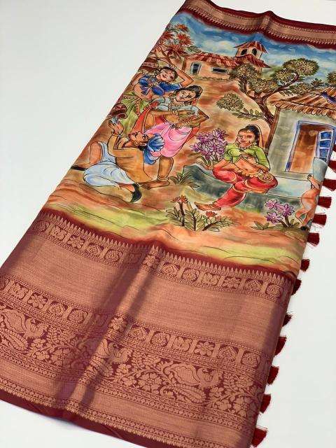 Keerthy banarasi silk Bridal Saree Wholesale in Banglor