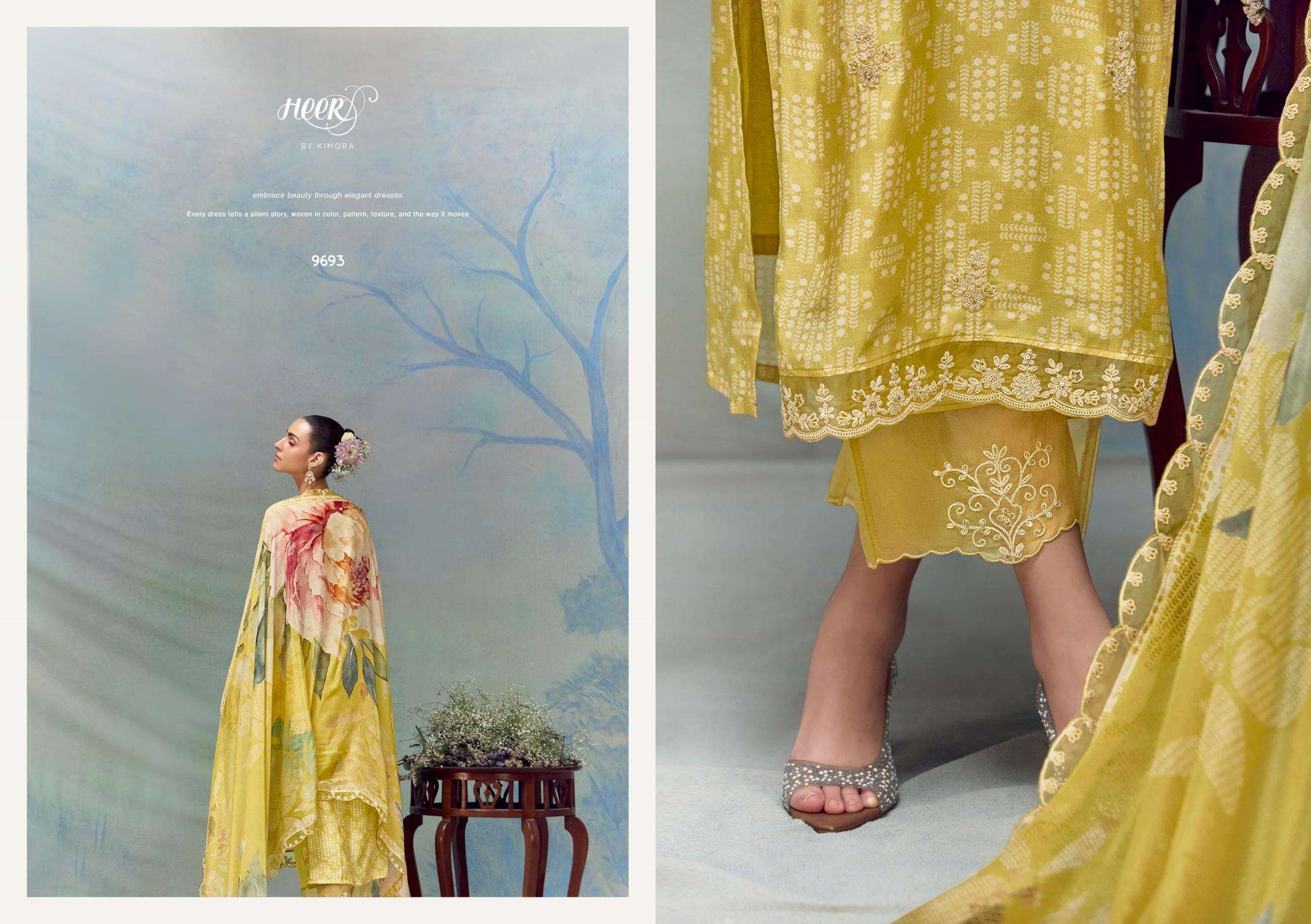 Kimora heer florance - 213 Designer dress materials Surat