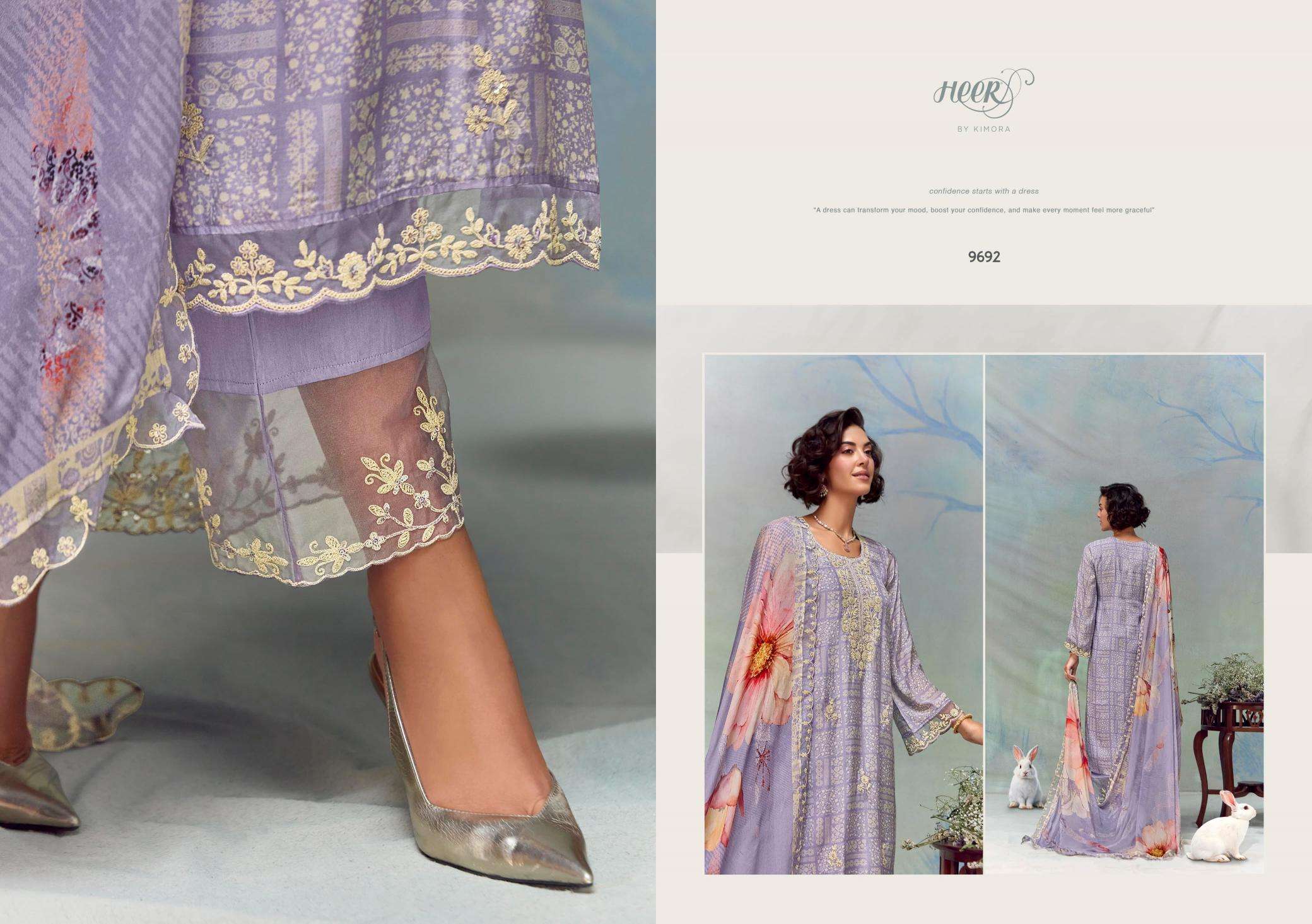 Kimora heer florance - 213 Designer dress materials Surat