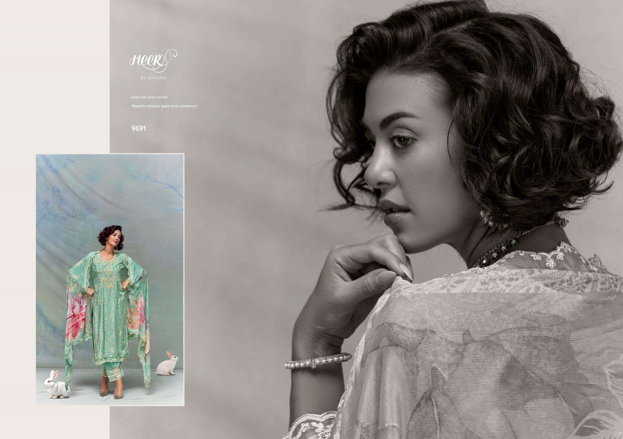 Kimora heer florance - 213 Designer dress materials Surat
