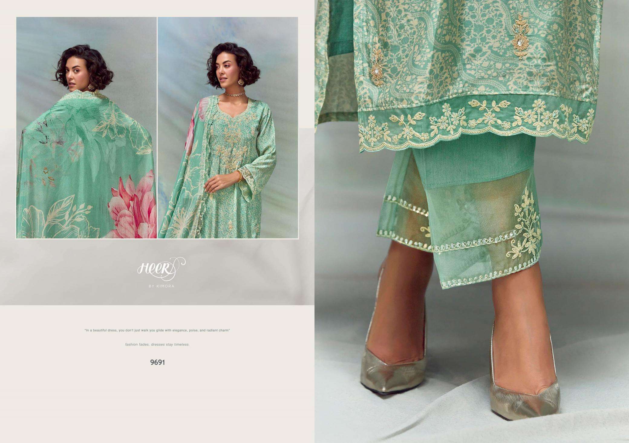 Kimora heer florance - 213 Designer dress materials Surat