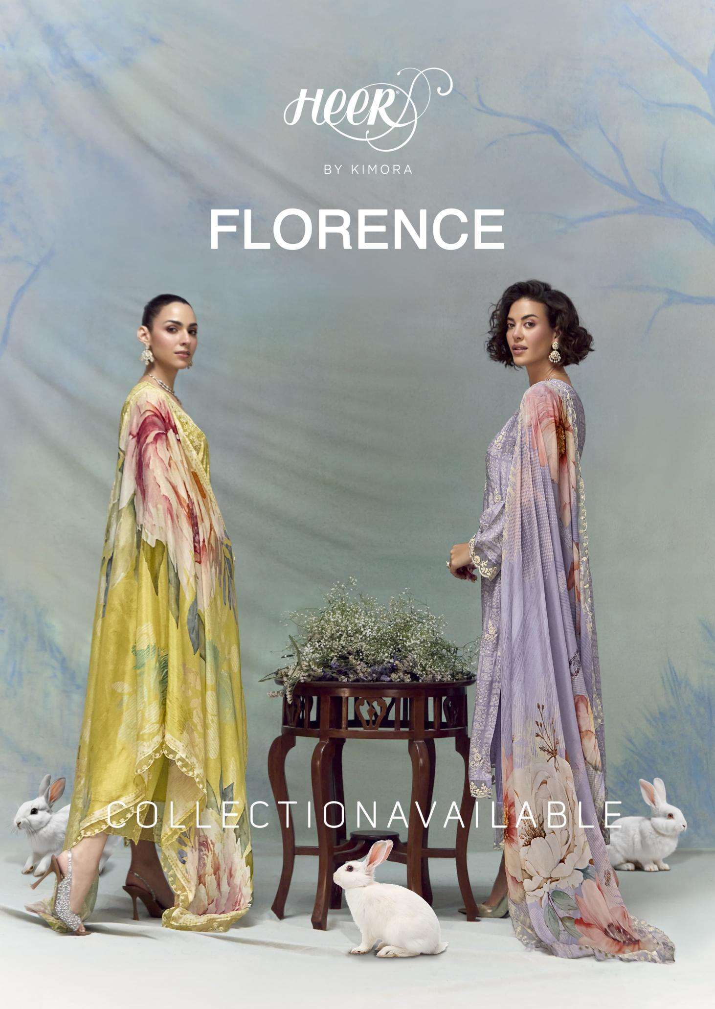 Kimora heer florance - 213 Designer dress materials Surat