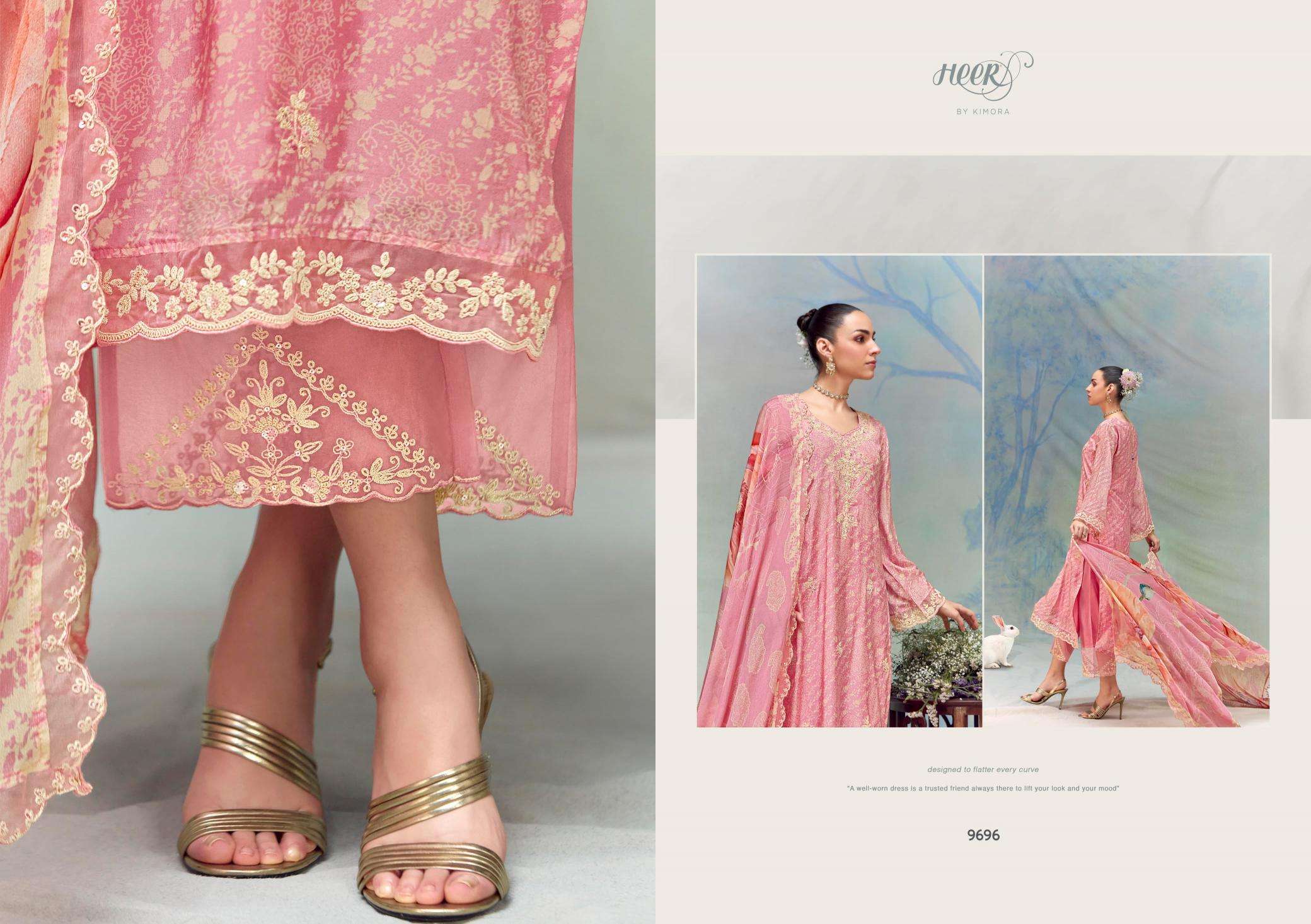 Kimora heer florance - 213 Designer dress materials Surat