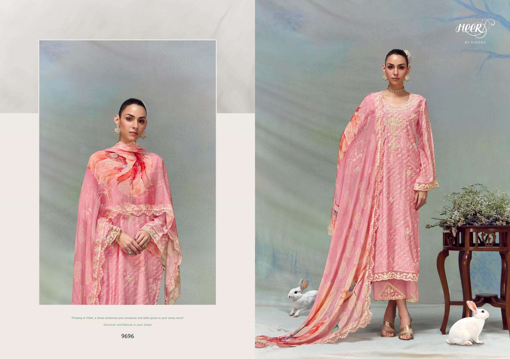 Kimora heer florance - 213 Designer dress materials Surat