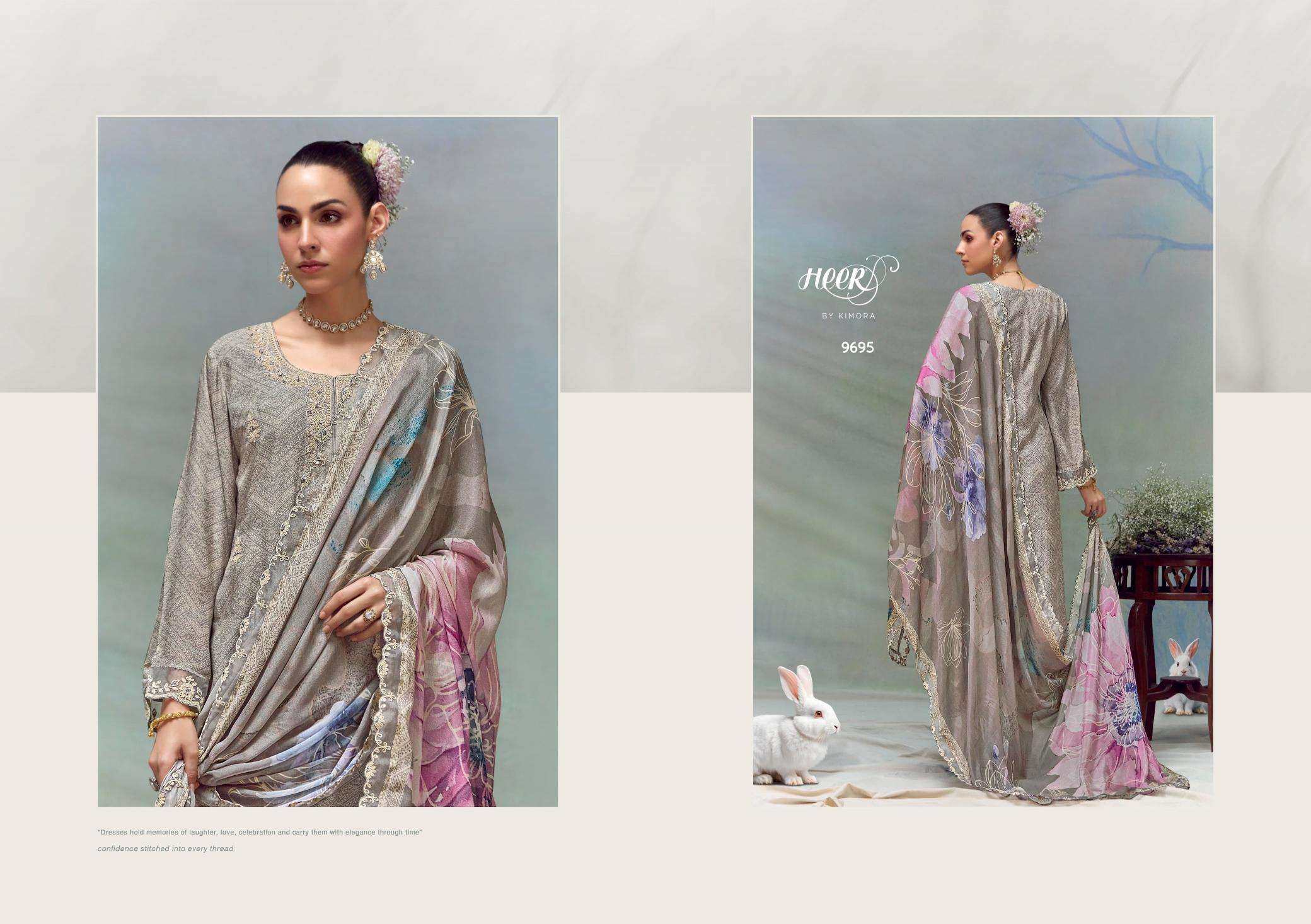 Kimora heer florance - 213 Designer dress materials Surat