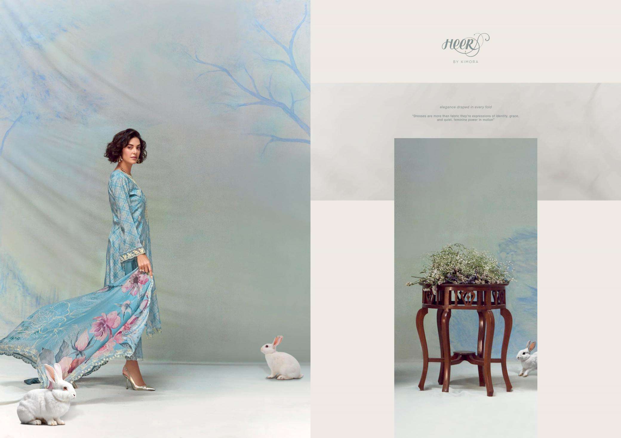 Kimora heer florance - 213 Designer dress materials Surat