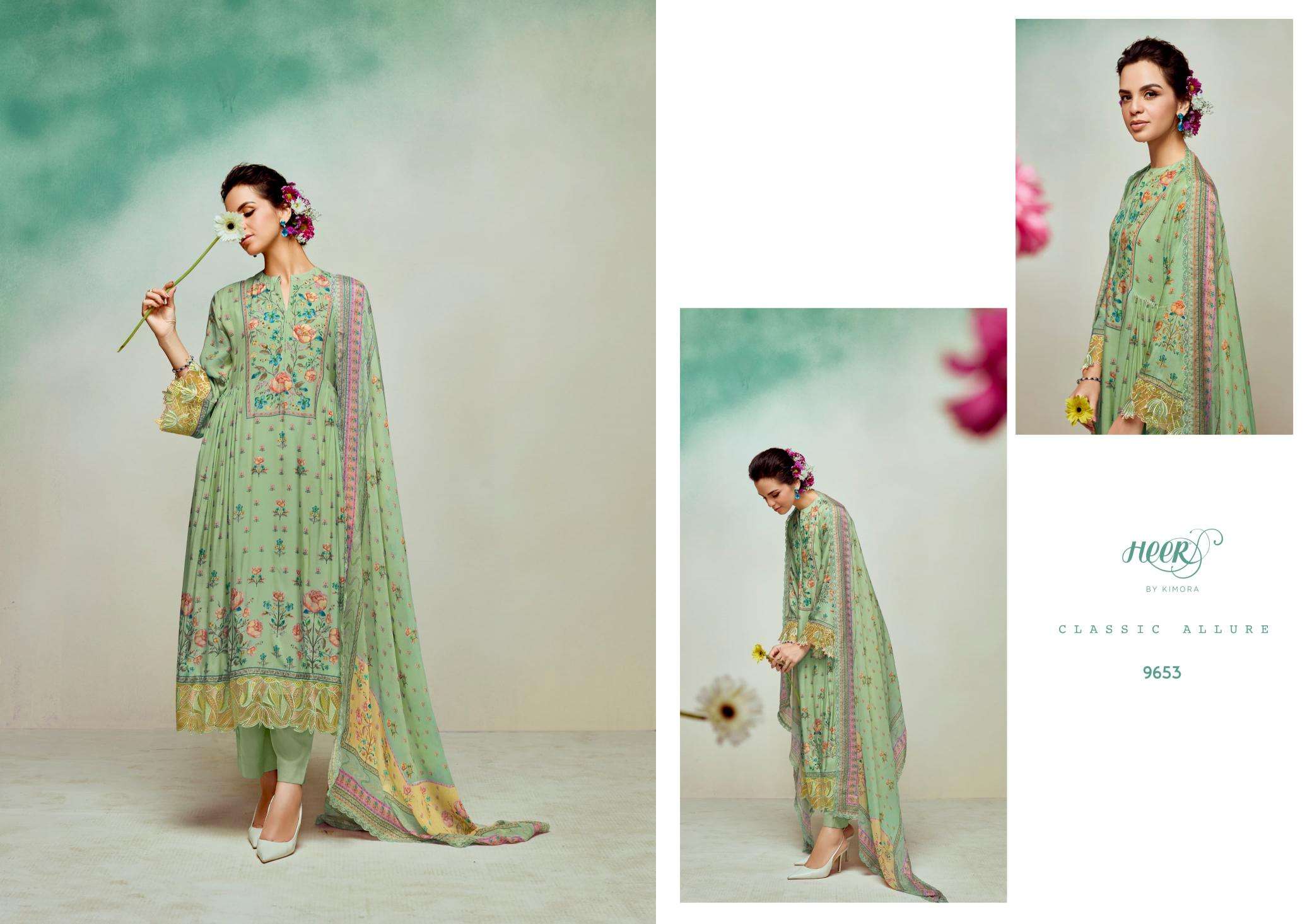 Kimora heer gulkand vol 209 Wholesale dress materials in Bhavnagar