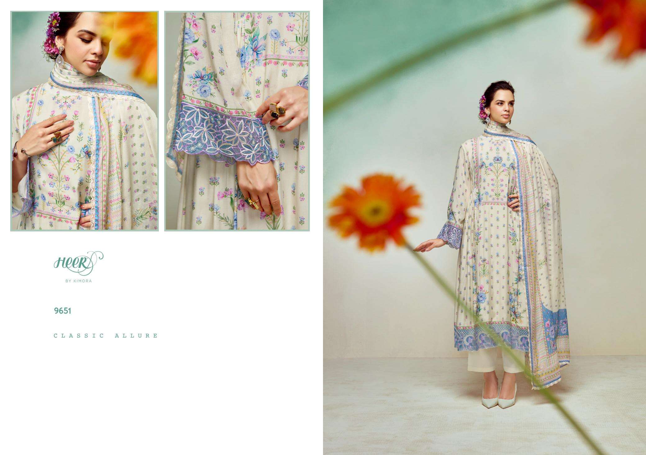 Kimora heer gulkand vol 209 Wholesale dress materials in Bhavnagar