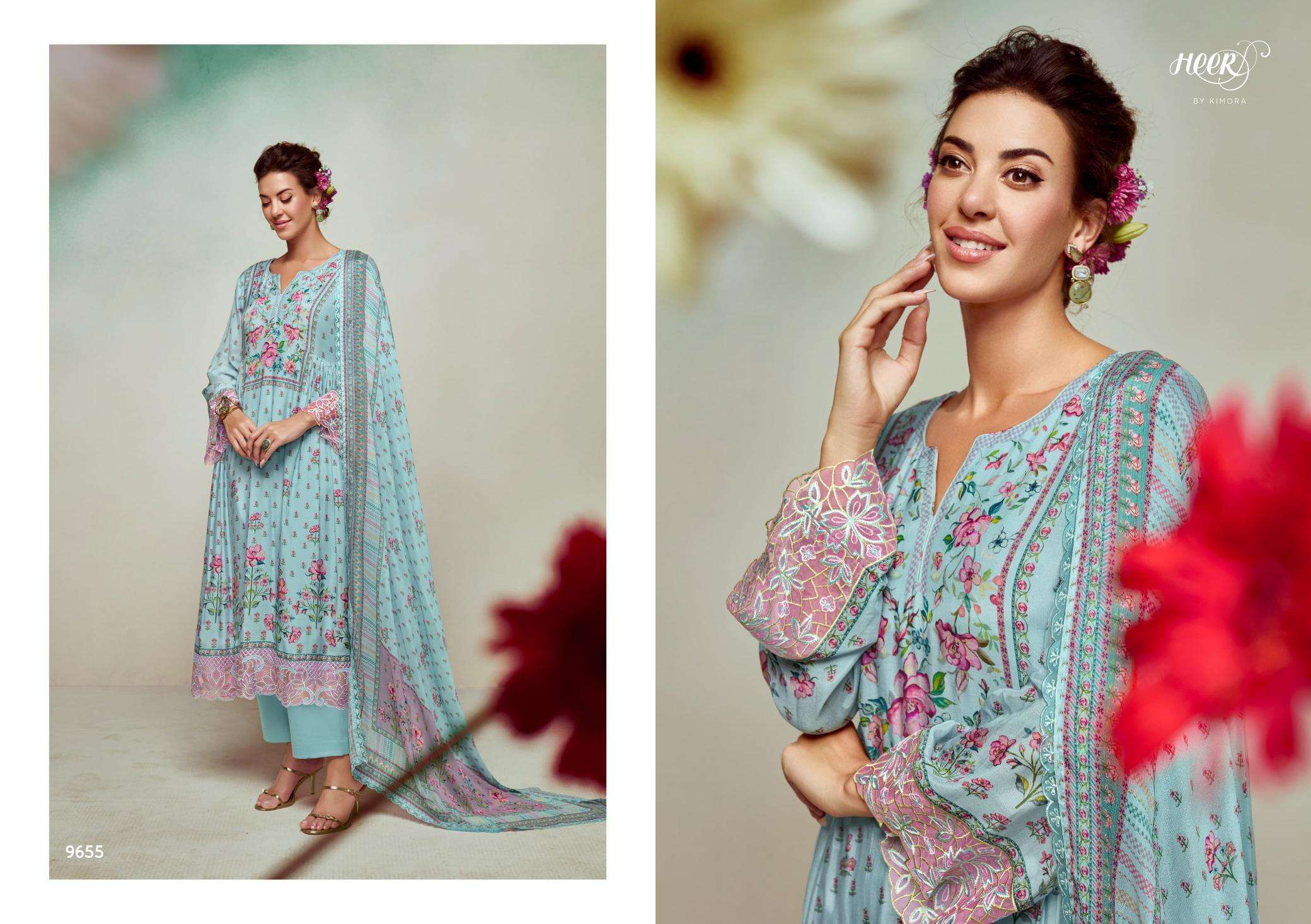 Kimora heer gulkand vol 209 Wholesale dress materials in Bhavnagar