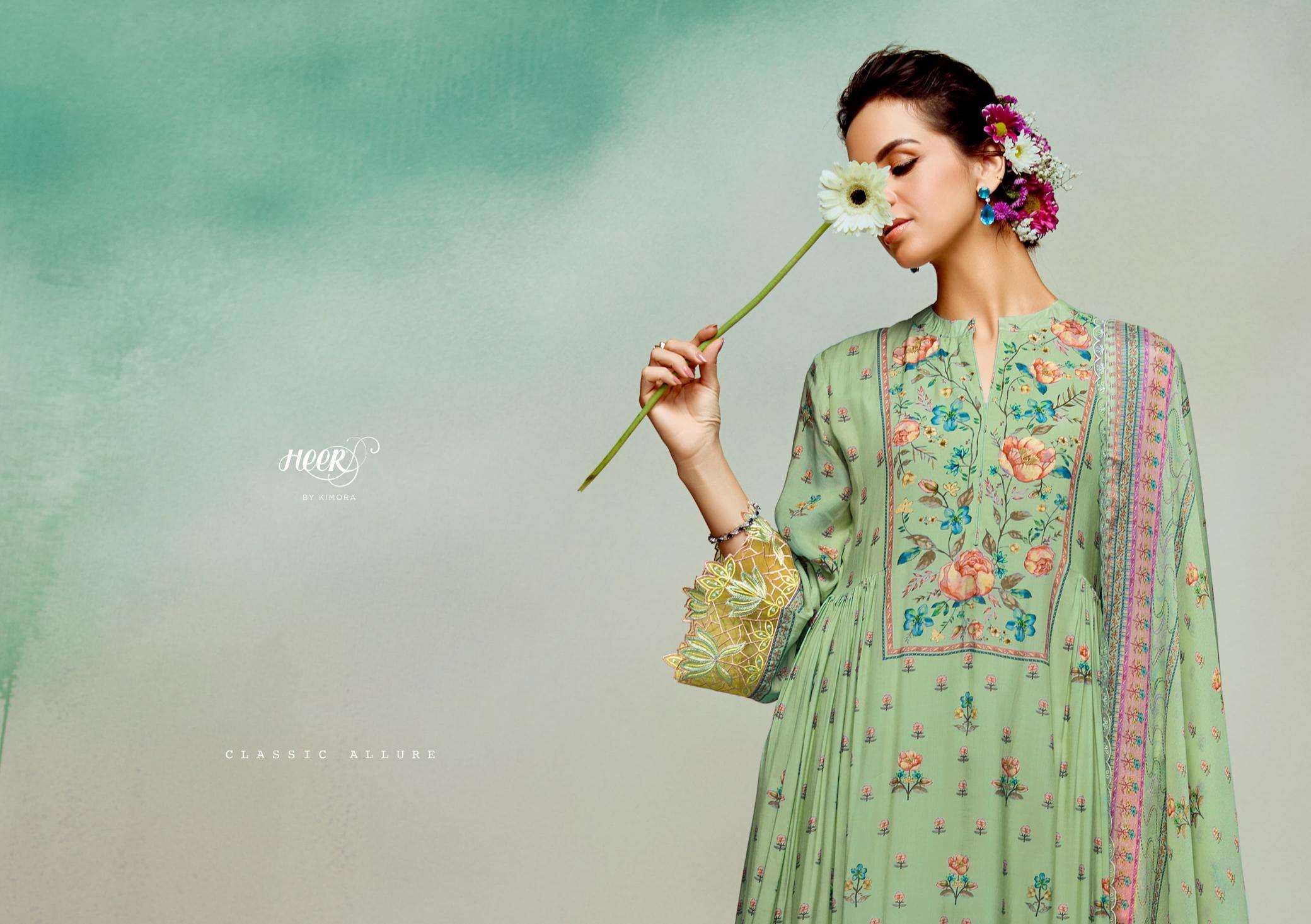 Kimora heer gulkand vol 209 Wholesale dress materials in Bhavnagar